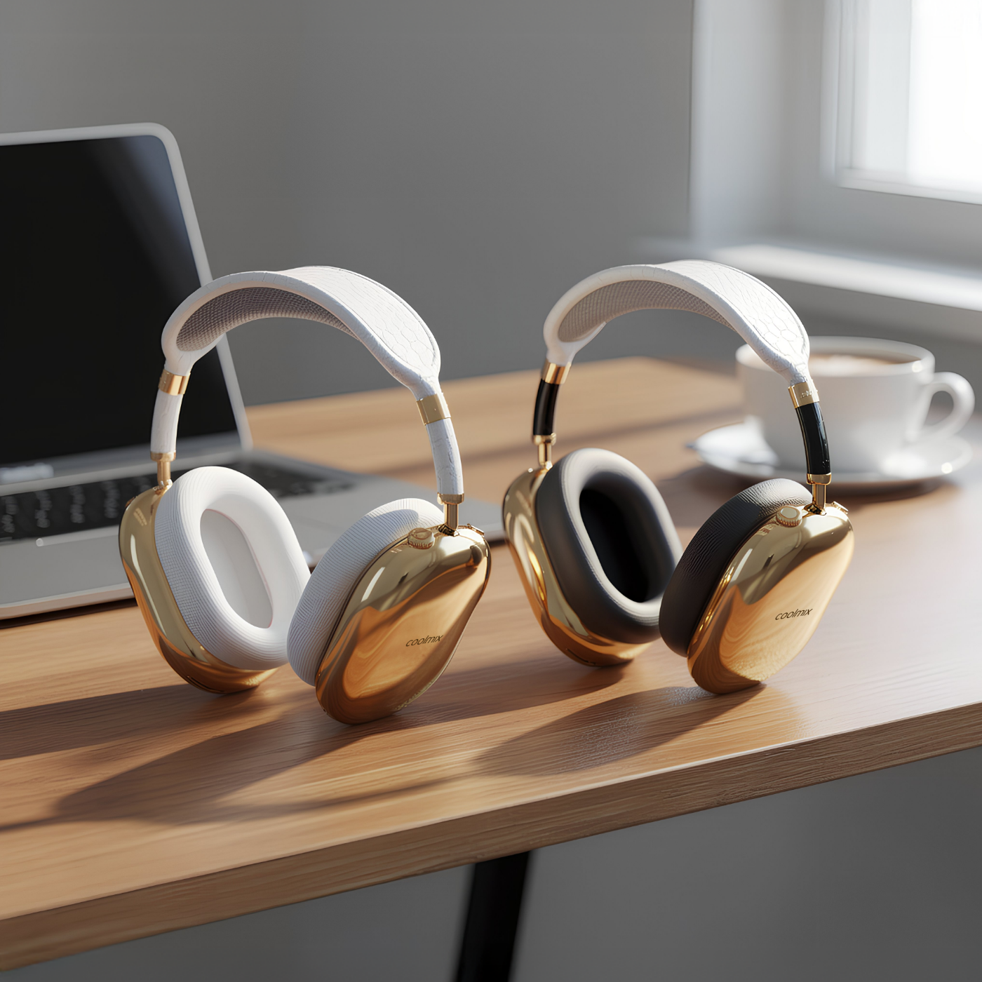 AirPods Max Luxury 24k Gold Midnight