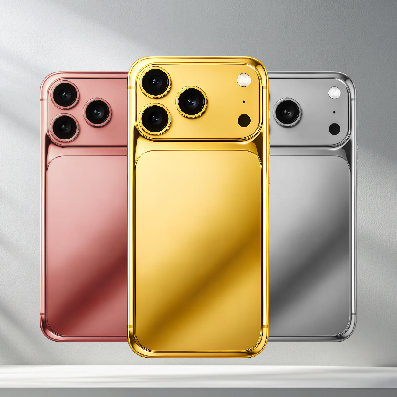 Luxury iPhone 17 Pro/Pro Max Platinum Edition