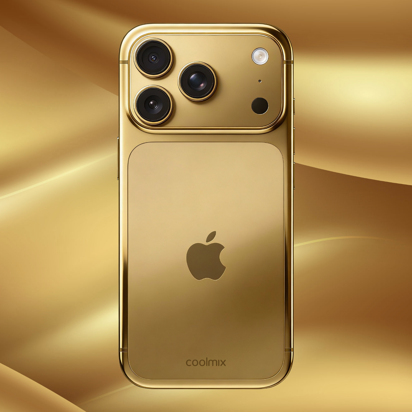 iPhone 17 Pro Luxury 24k Gold