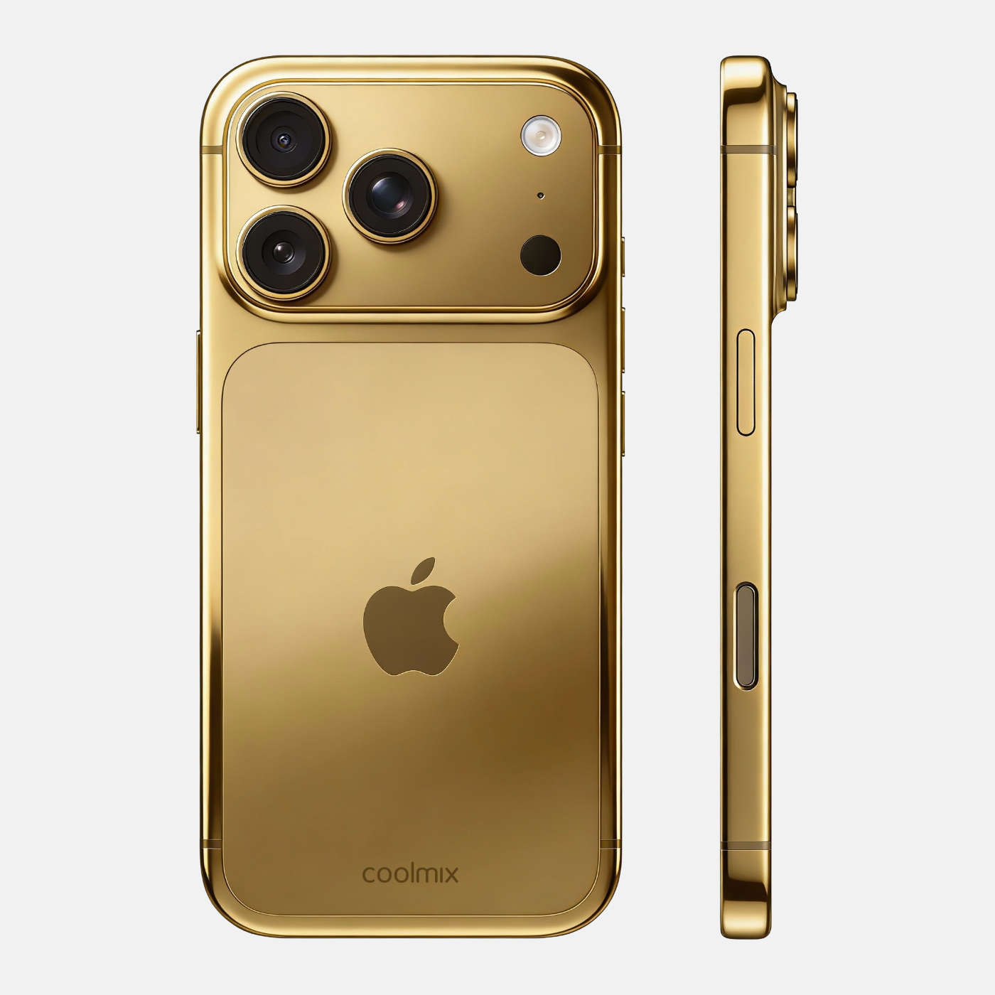 iPhone 17 Pro Luxury 24k Gold