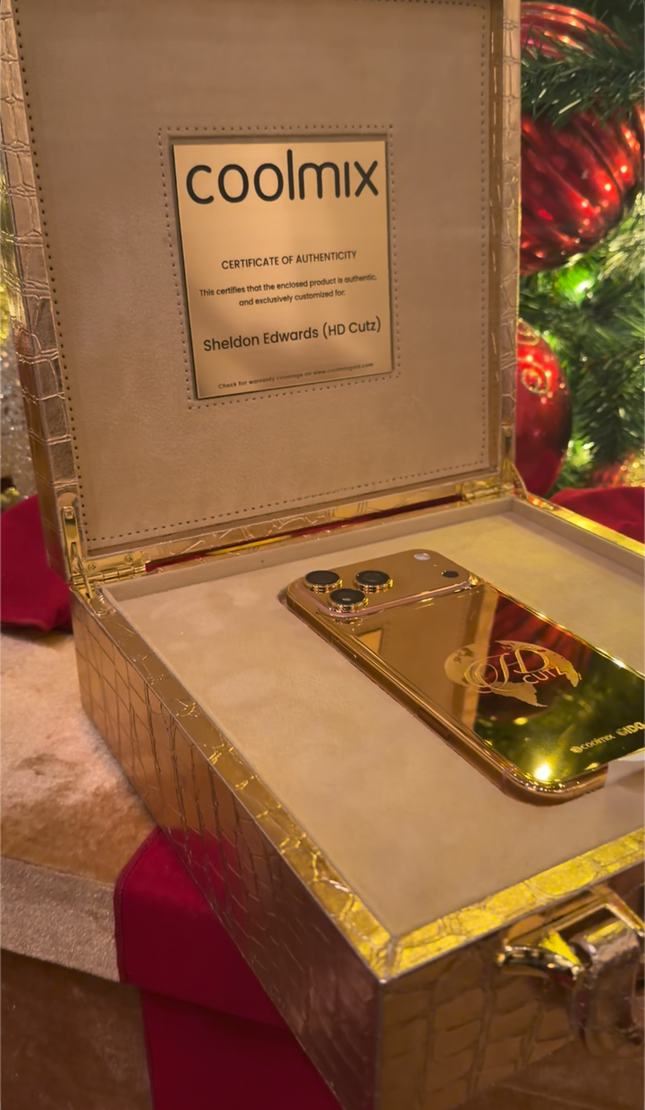 Golden iPhone 17 Pro Max