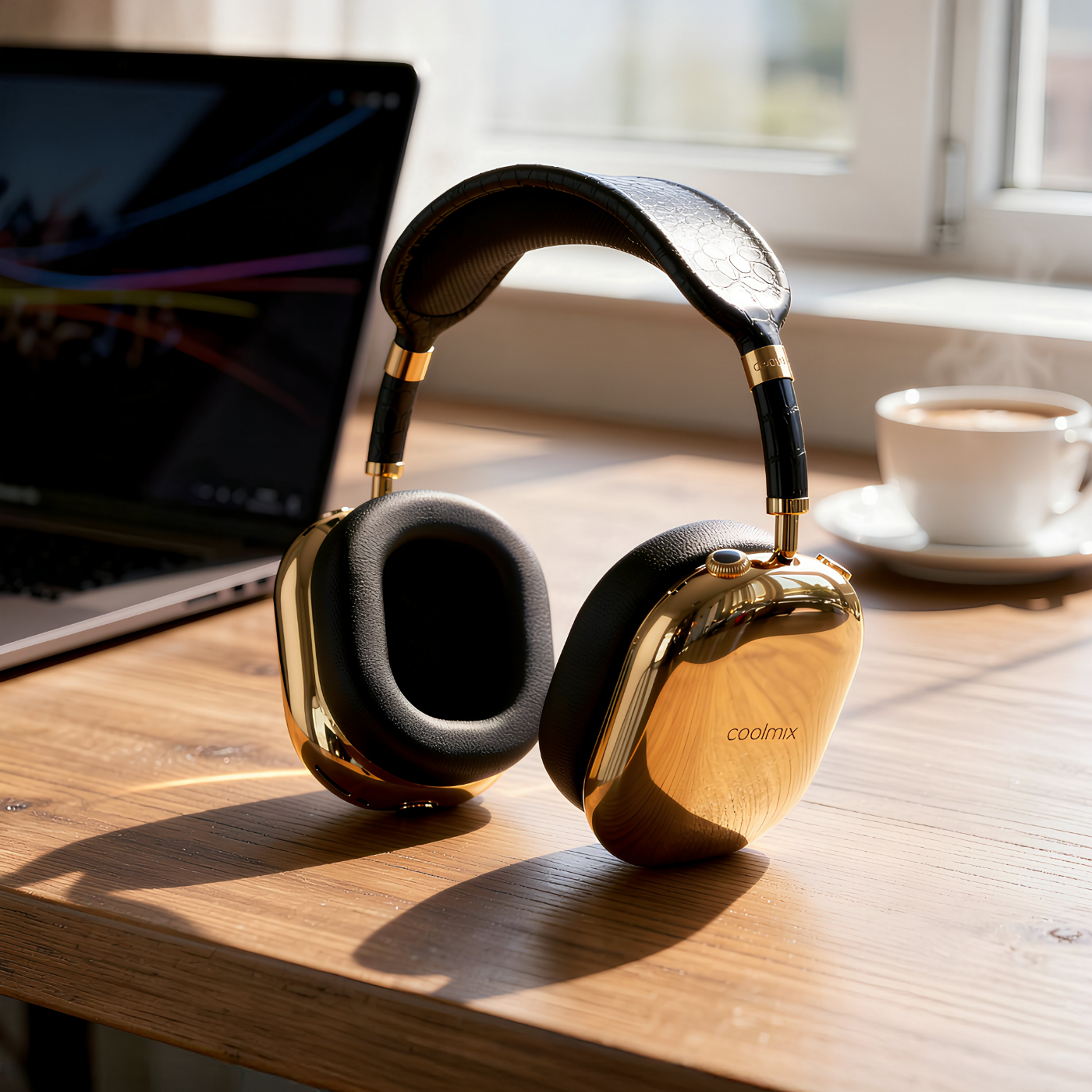 AirPods Max Luxury 24k Gold Midnight